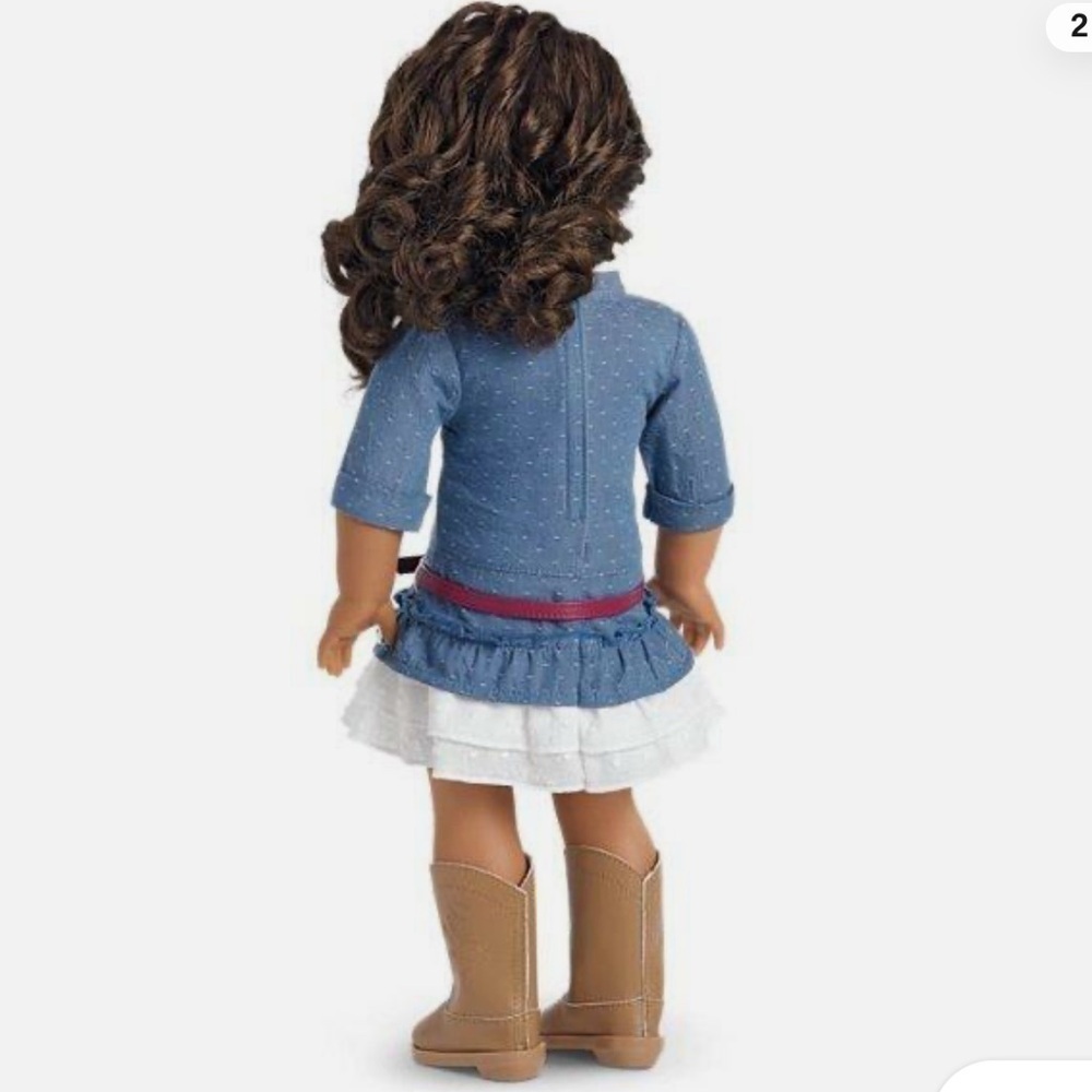 American girl western chambray outfit new with tags and box retired! - Picture 3 of 10